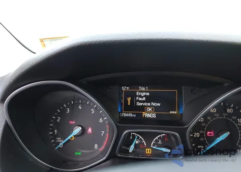 2016 Ford Focus Se из США, поврежденный, VIN 1FADP3KE4GL240335